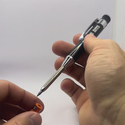 Precision Aluminium Refillable Tradie Pencil (+ 1 FREE Refill Pack)
